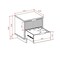 Manhattan Comfort Granville Midnight Blue 5-Drawer Tall Dresser, 6-Drawer Double Dresser, and 2-Drawer Nightstand GRAN074 - alternate 8